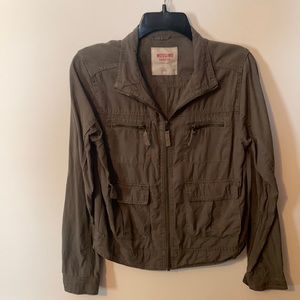 Olive Green Bomber Jacket